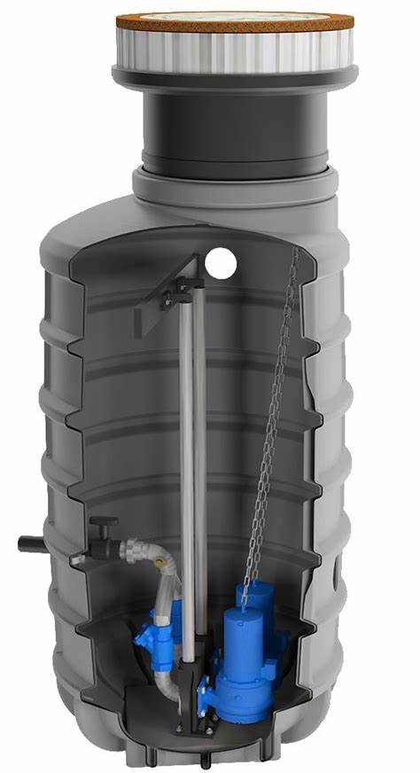 SaniFOS 3100 Шaxтнaя Вертикальная КНС 2 насоса ZPG 71 ZFS 71